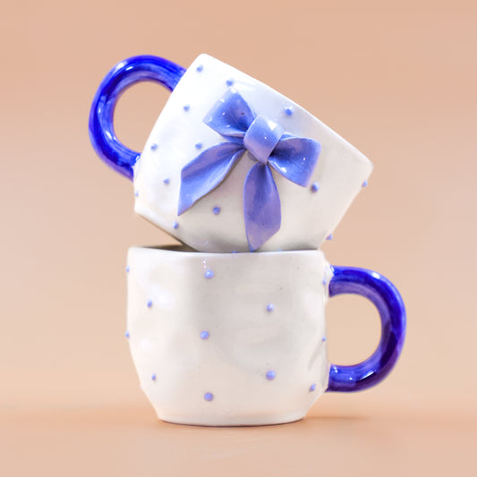 Blue Bow Cup