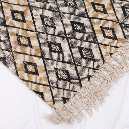 Cotton Rug Rhombus Tiles