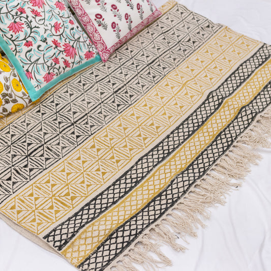 Cotton Rug Boho Tiles