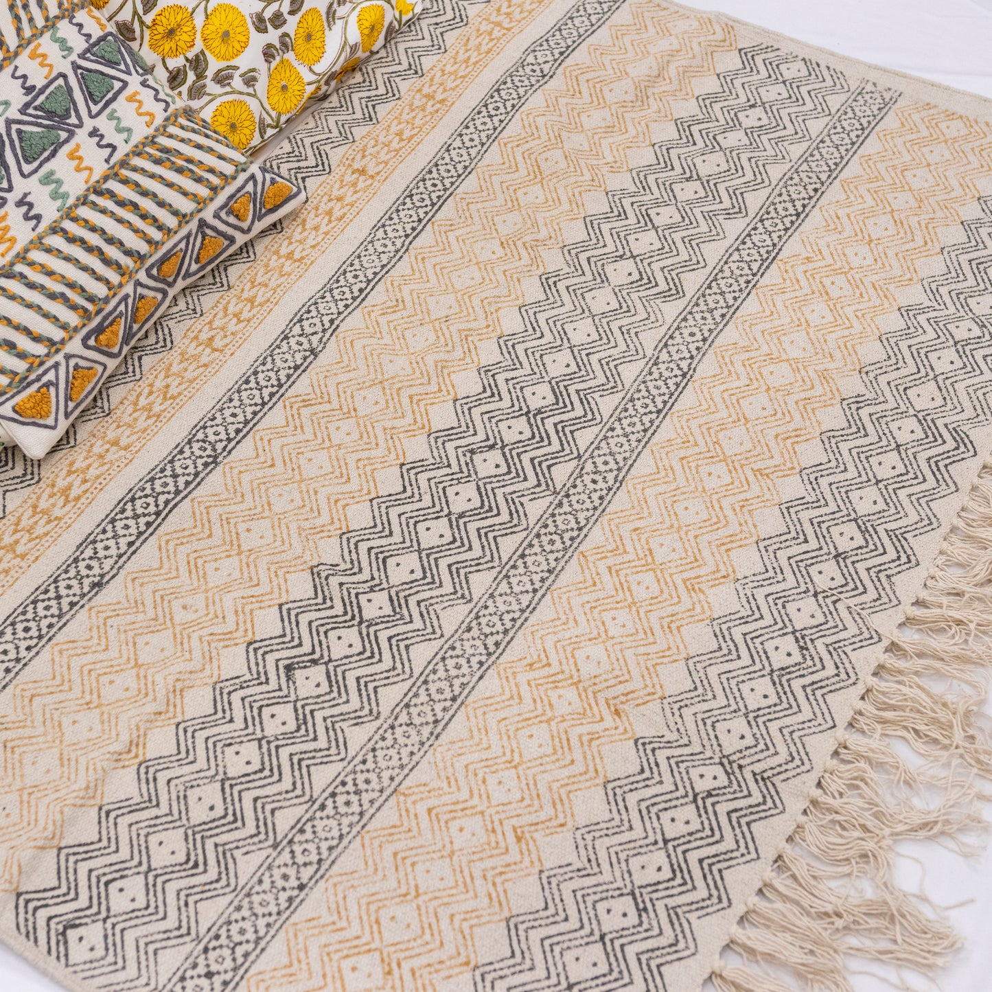 Cotton Rugs Boho Mountains