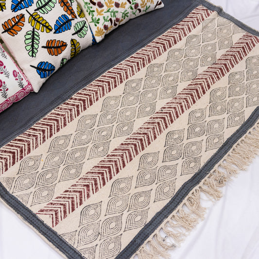 Cotton Rug Ocean Waves