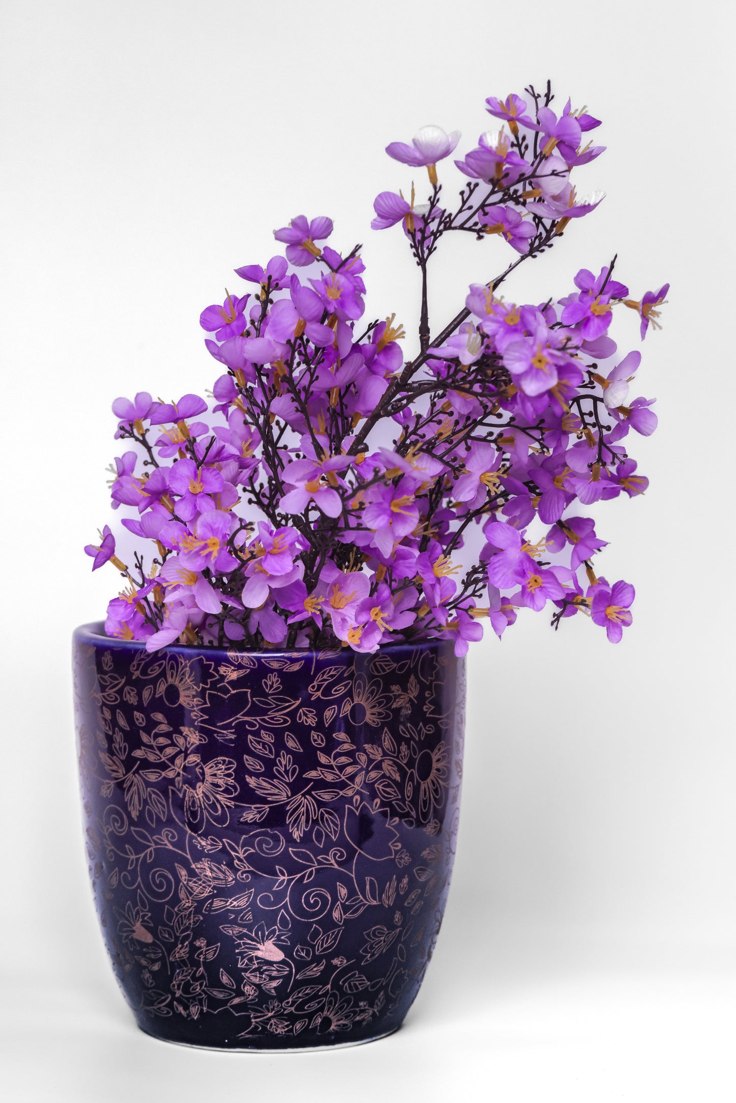 Blue Kulhad Ceramic Pot