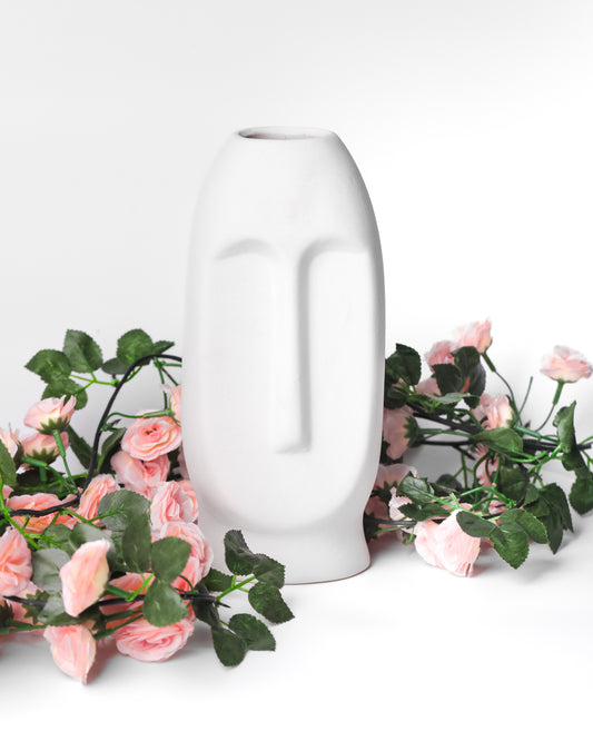 Long Face Vase Ceramics