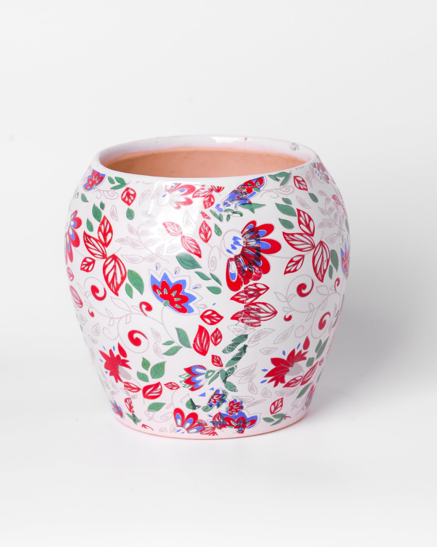 Floral Delight Ceramic Pot
