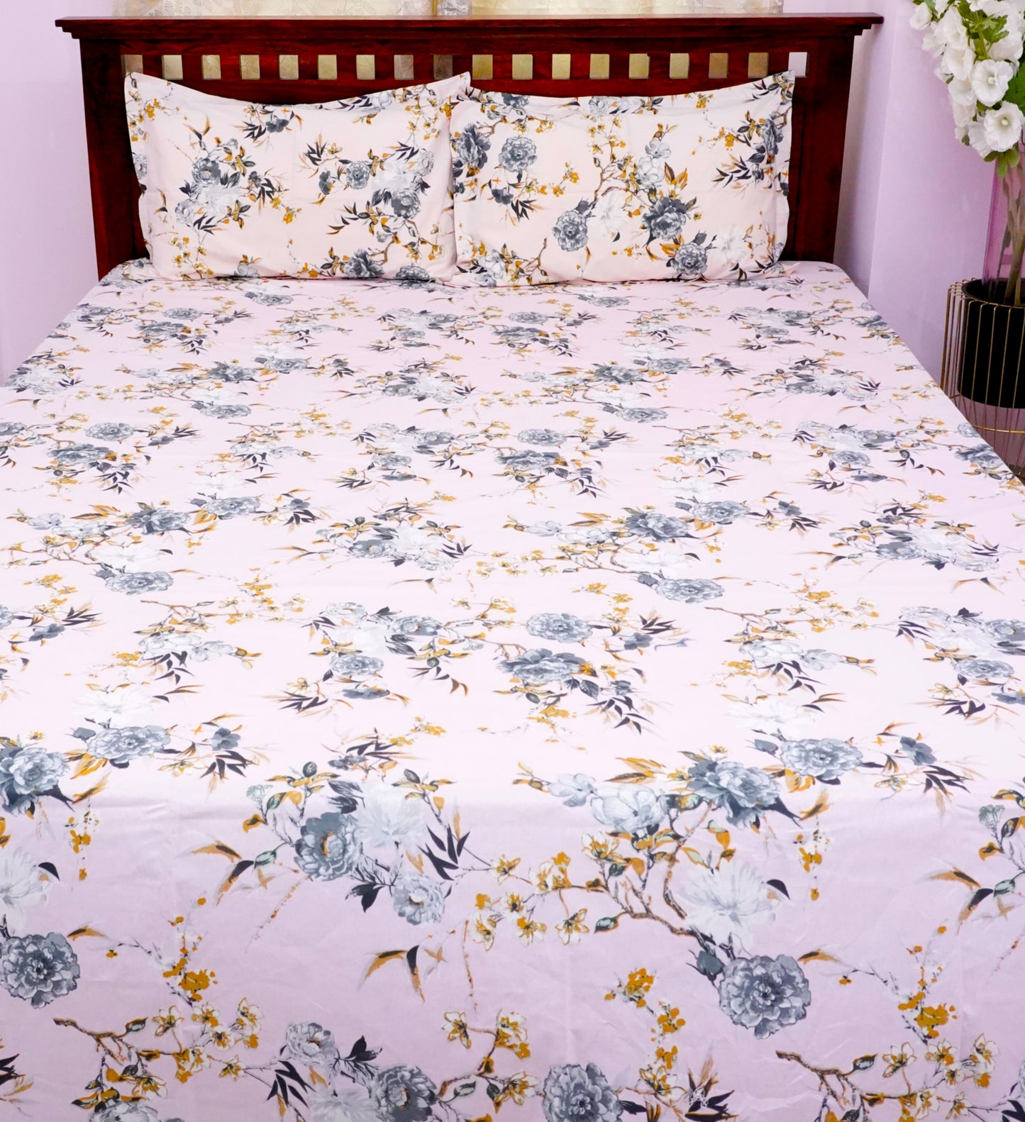 King Bedsheet Fall Vines (108x108 inches)