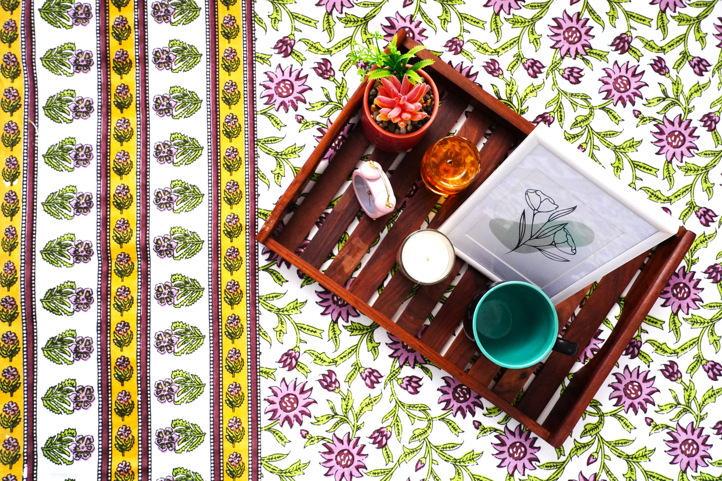 Single Bedsheet Lavender Bloom (60x90 inches)