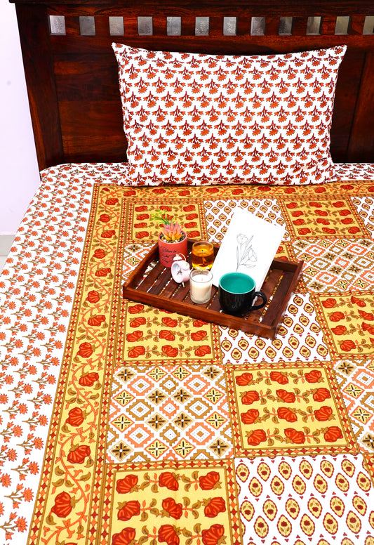 Single Bedsheet Vintage Spice (70x100 inches)