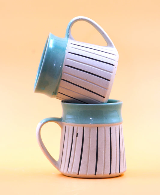 Olive Plaid Cup