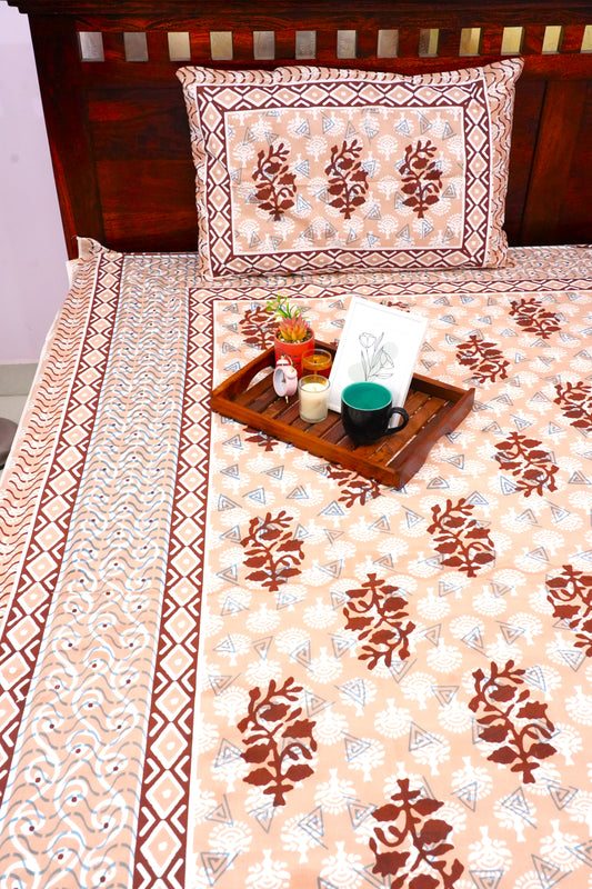 Single Bedsheet Peach Blossom (60x90 inches)