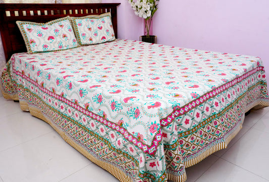 King Bedsheet Forest Thread (108x108 inches)