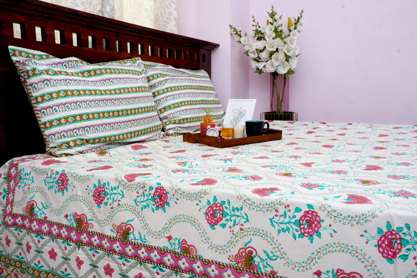 King Bedsheet Forest Thread (108x108 inches)